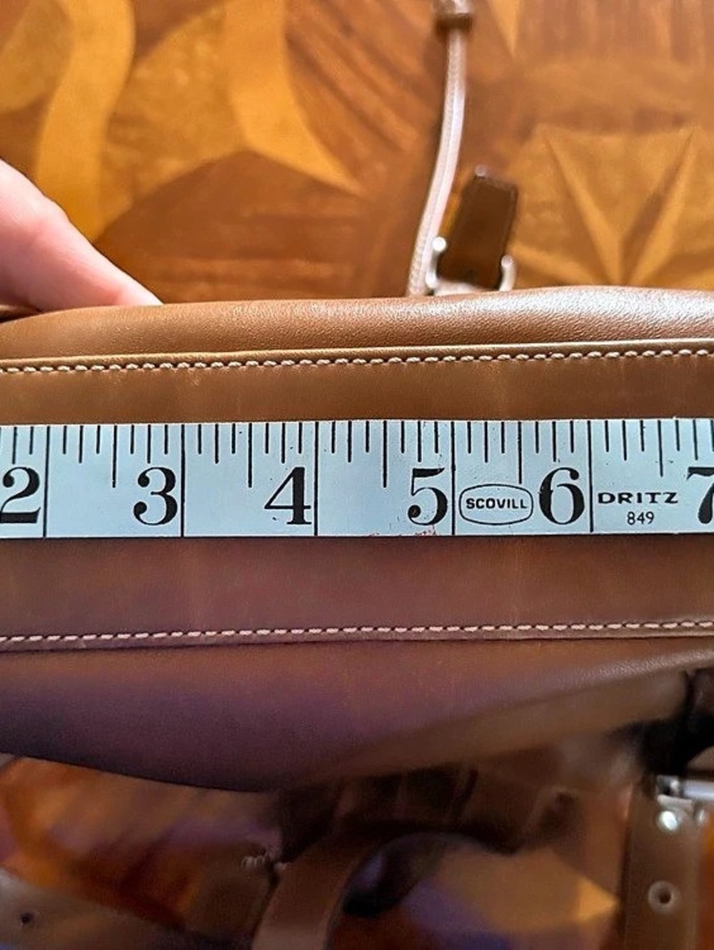 Coach Legacy Drawstring Backpack Leather Brown - Picture 10 of 10